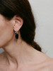 ABOAB｜Hoorseshoe Hoops Earrings [ 耳环 银黑玛瑙 / 金红石 ]【WITHIN THE HORIZON】 商品缩略图2