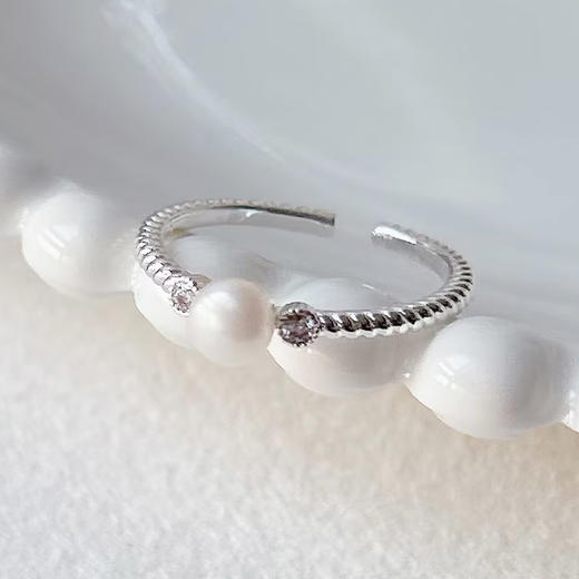 开口珍珠温暖系戒指-纪念日百货门店同款162847407 商品图1