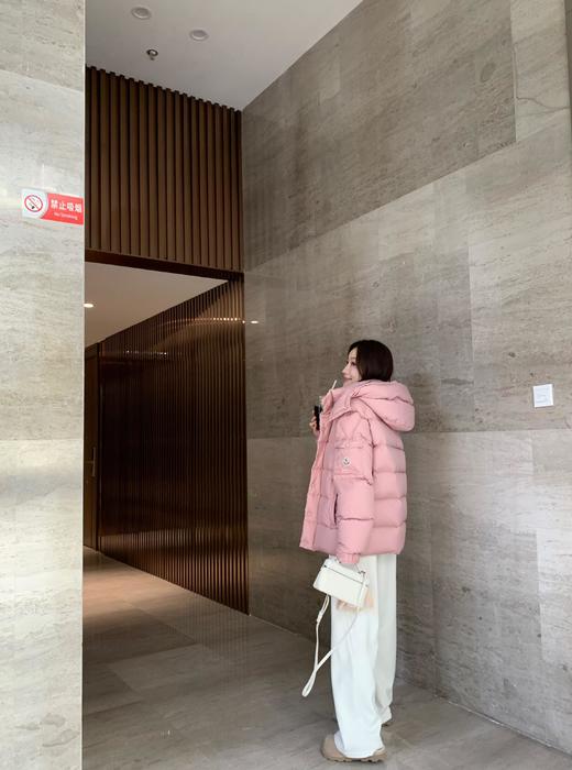 【体验无断层】Moncler Maya 70 (Vezere哑光雾面升级版） 粉色少女心穿搭 爱上了干枯玫瑰粉 雾霾哑光粉高级又显白 maya属于不挑人的经典款 冬天谁穿这件谁好看哈哈哈哈 商品图1