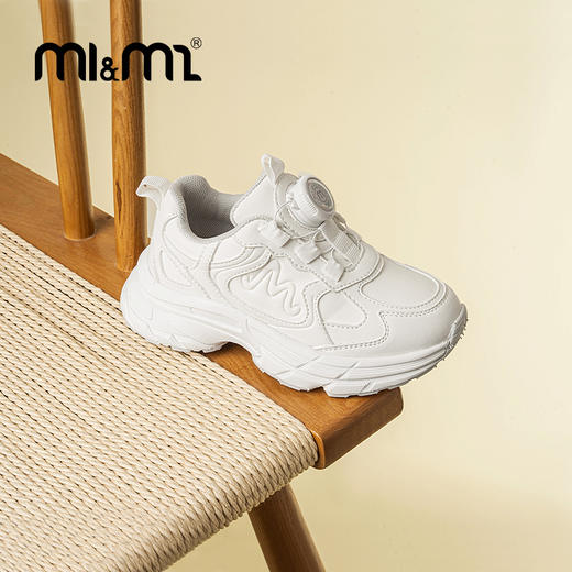 M1M2M乐园皮面小白鞋M550A1071 商品图3