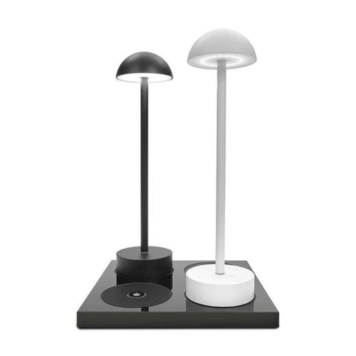 意大利HORECATECH 轻奢复古无线LED细长台灯套装 配超薄充电底座 商品图1