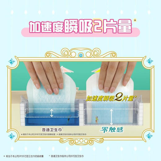 【新年秒杀】日本花王kao乐而雅零触感超丝薄日用护翼型卫生巾10片(22.5cm) 商品图4