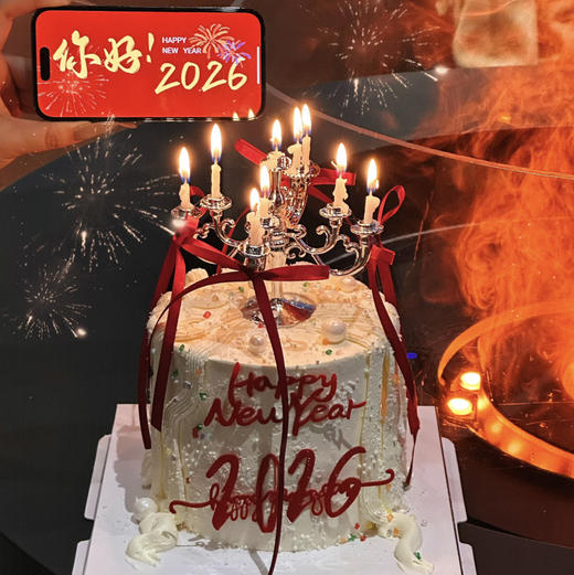 【跨年】新年烛台蛋糕5寸加高 商品图1