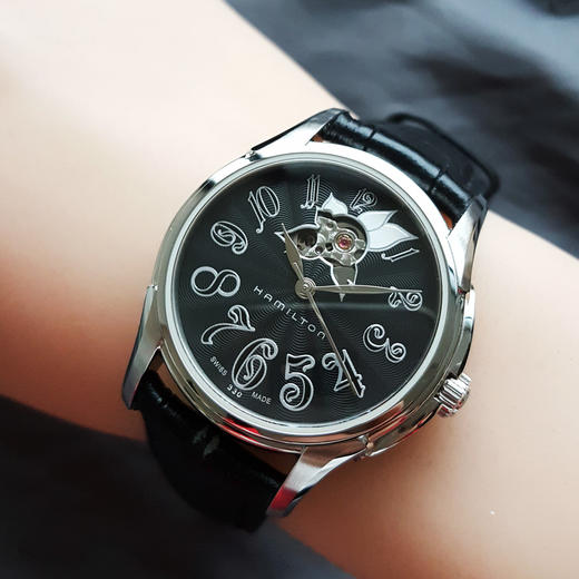 【95新】Hamilton 汉米尔顿H32395733自动机械机芯34MM（女款）爵士系列精钢151225NJS09 商品图7