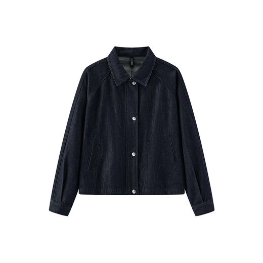 商场同款|森马牛仔外套女春季宽松插肩袖2026新款小个子时尚夹克 商品图4