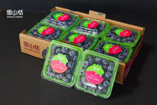 值得推荐!这款天花板口感的蓝莓足以惊艳到你的蓝莓!产自玉龙雪山下，得天独厚的生长环境，造就了纯甜、硬、脆、甜、果粉满满带有浓郁香气的一款蓝莓！ 商品图4