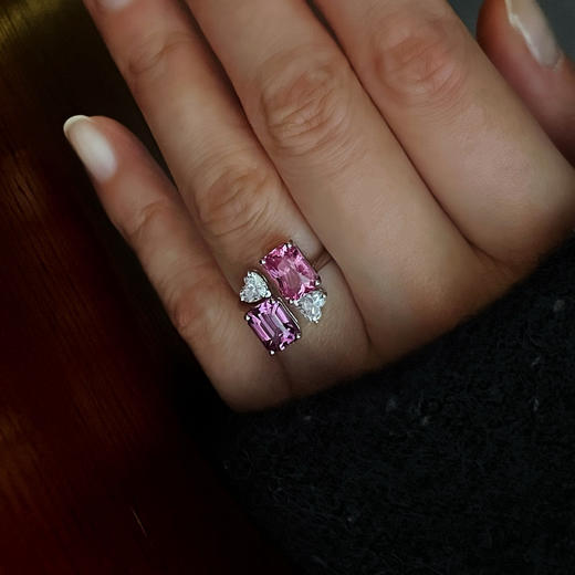 BY EVITA系列 18K镶钻石和尖晶石 戒指 商品图1