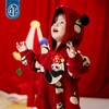 年衣童装儿童哈衣爬服冬款宝宝新年装男女童中式衣盼达乖乖连体衣 商品缩略图4