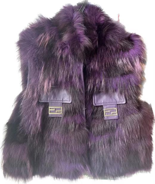 SZ6PH69_凝夜紫色_马甲_冬季_立领无袖短款大口袋_高级女装_BERNIEELEN 伯妮斯茵 商品图0