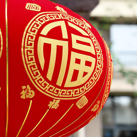 【新款灯笼大门口一对】过年装饰元旦春节布置挂饰 太阳能手工灯笼 商品图3