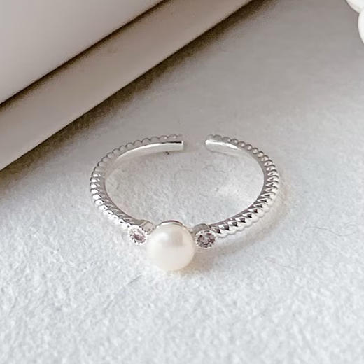 开口珍珠温暖系戒指-纪念日百货门店同款162847407 商品图0