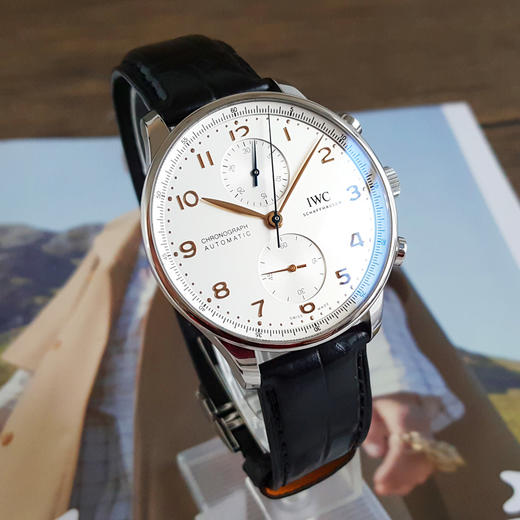【95新】IWC 万国IW371604自动机械机芯计时41MM（男款）葡萄牙系列精钢161225NJT04 商品图3