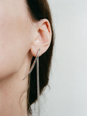 ABOAB｜Isle Chain Earrings (Short)  [ 耳环 银 / 金 ]【WITHIN THE HORIZON】