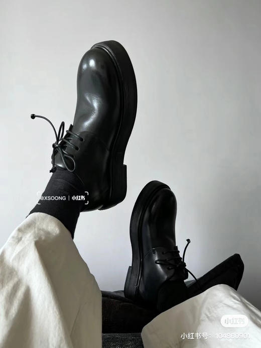 1227-1 别家598亏清无补 无敌好穿 轻便不磨脚 马赛 2950手工鞋 轻便厚底系带德比鞋 准码 商品图12