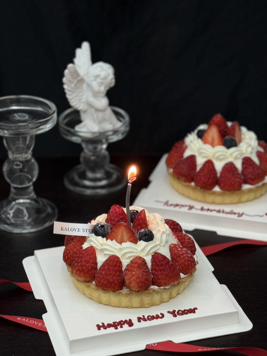 丹东草莓巴斯克芝士生日曲奇挞（推荐） 商品图3