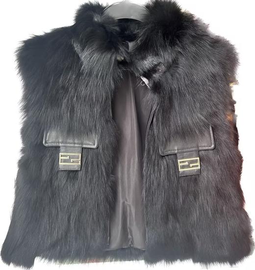 SZ6PH69_漆黑色_马甲_冬季_立领无袖短款大口袋_高级女装_BERNIEELEN 伯妮斯茵 商品图0