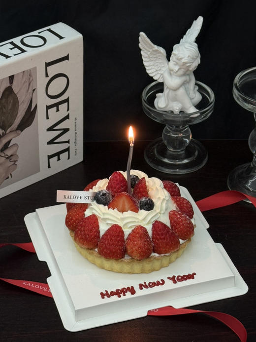 丹东草莓巴斯克芝士生日曲奇挞（推荐） 商品图2