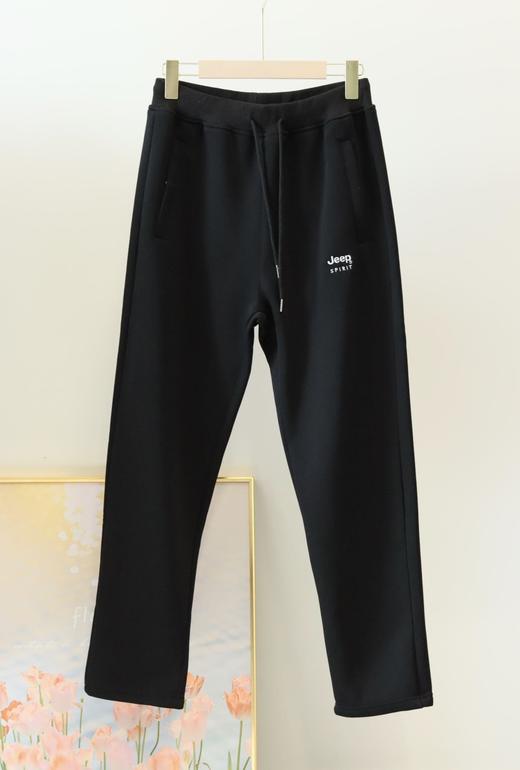刺绣标！【JEEP SPIRIT纯棉加绒保暖休闲裤1120款】男女同款  冬季加绒内里 平角款 束脚款任选  纯棉面料 聚酯纤维内里 商品图5