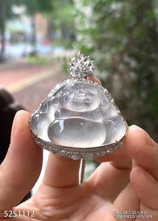 玻璃种佛公吊坠 96999【5251112】 商品图2