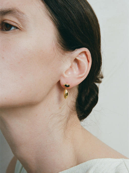 ABOAB｜Gaze Earrings [ 耳环 银青金石 / 金黑玛瑙 ]【WITHIN THE HORIZON】 商品图0