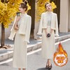 新款冬小香白鸭绒羽绒气质保暖冬装甜美街头风两件套LMJY8861 商品缩略图1