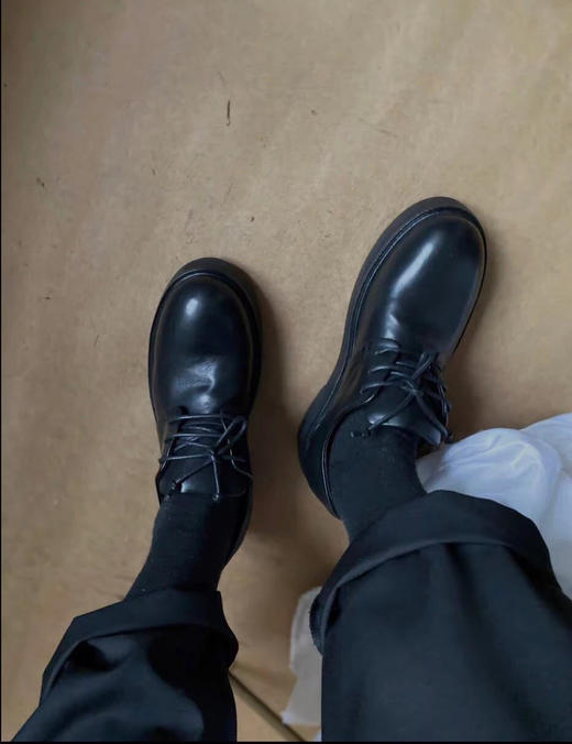 1227-1 别家598亏清无补 无敌好穿 轻便不磨脚 马赛 2950手工鞋 轻便厚底系带德比鞋 准码 商品图2