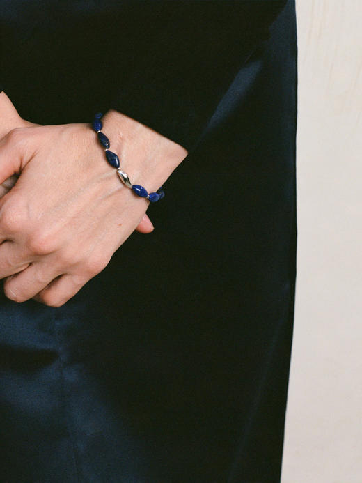 ABOAB｜silver Skipping Bracelet [ 手链 银青金石 ]【WITHIN THE HORIZON】 商品图0