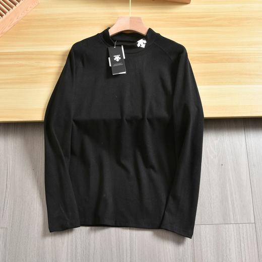 笛桑特男子半高领加厚长袖训练健身运动打底衫保暖内衣，进口双面磨毛德绒加厚面料 商品图3