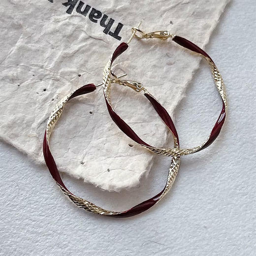 菱形大圈银针耳环-纪念日百货门店同款167595561 商品图1