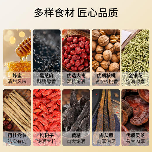 原创传统研磨七星辟谷丸健康养生休闲小食品 商品图1