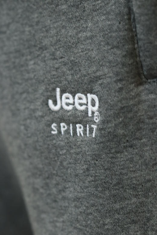 刺绣标！【JEEP SPIRIT纯棉加绒保暖休闲裤1120款】男女同款  冬季加绒内里 平角款 束脚款任选  纯棉面料 聚酯纤维内里 商品图6