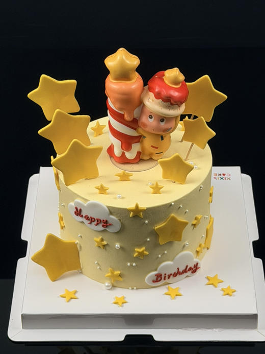 星星人生日蜡烛蛋糕 商品图1