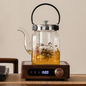 微哲明丨TF系列 方型壶 玻璃煮茶壶  煮水壶 高硼硅玻璃 单壶