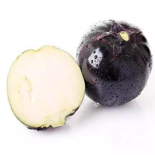 【ZCWJ】新鲜嫩圆茄子皮薄肉厚 商品图2