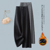 HSS 8578加绒保暖毛呢阔腿裤显瘦爆款休闲裤 商品缩略图2