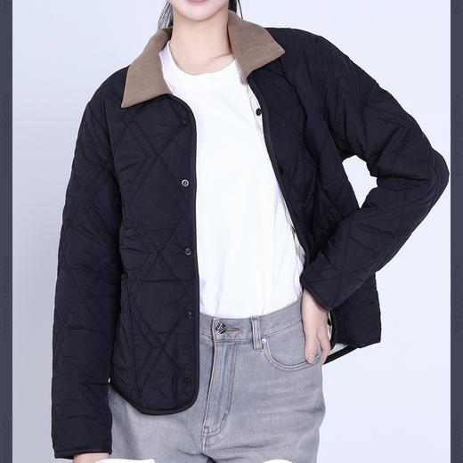 【可拆卸翻领 一衣两穿】姹弥空气层可拆翻领羊毛外套 羊毛填充柔软保暖轻盈 菱格型绗缝工艺美观锁温不跑绒 百搭舒适 商品图8