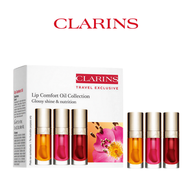 【新品尝鲜】Clarins/娇韵诗植萃盈润果冻护唇油7ml*3支套盒   香港直邮C