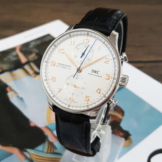 【95新】IWC 万国IW371604自动机械机芯计时41MM（男款）葡萄牙系列精钢161225NJT04 商品图2