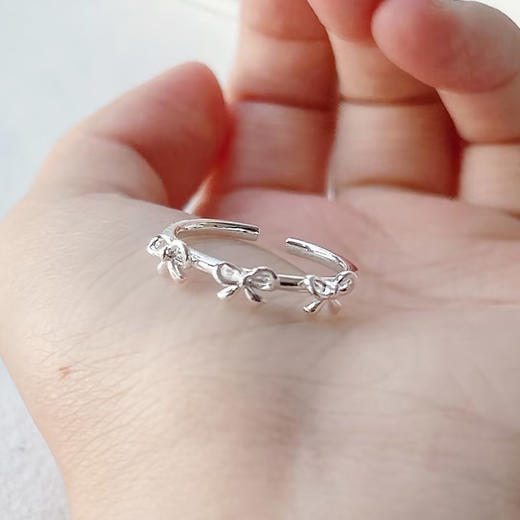 百搭开口蝴蝶结戒指-纪念日百货门店同款163496151 商品图3