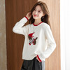 CC 8970圆领卡通刺绣毛衣针织衫羊毛 商品缩略图2