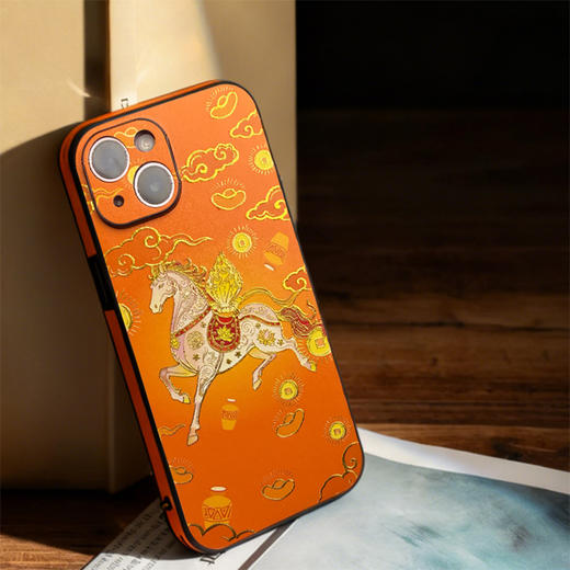 新品七宝手机壳之骏马宝新年礼物订制款手机壳下单前咨询客服 商品图4