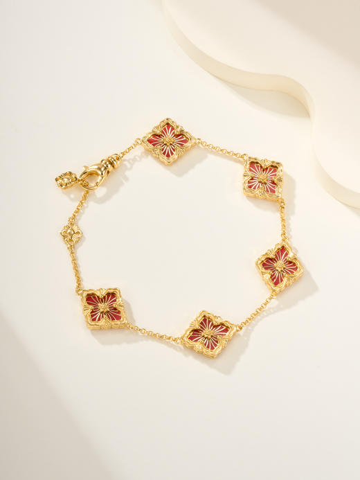 布契拉提 珐琅五花手链 红/绿/蓝（小号款）(XTY) 商品图0