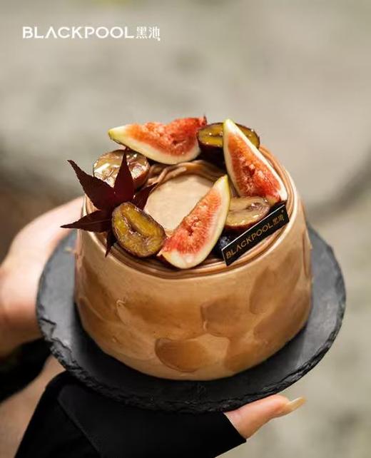 栗子无花果轻甜奶油蛋糕（实心款） | 黑池 商品图1