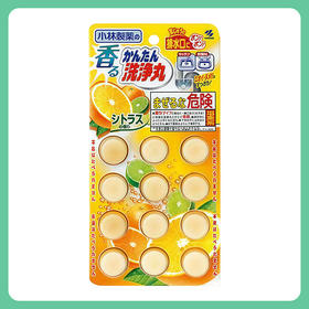 小林制药 下水道清洁丸 管道疏通地漏马桶除臭 12片【一般贸易仓发货】
