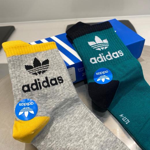 三叶草潮流男女情侣款长袜 一盒5双！ 商品图5