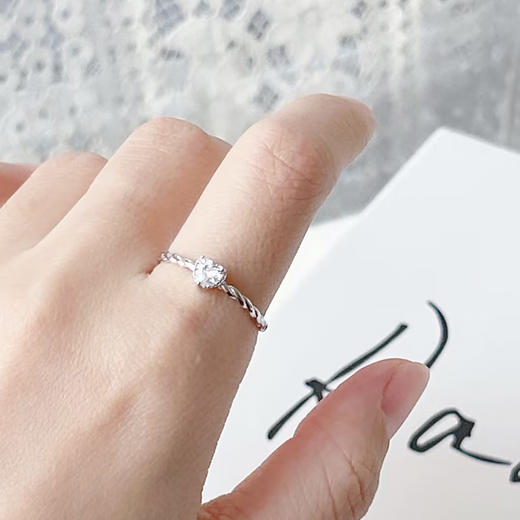 轻奢高级感爱心戒指-纪念日百货门店同款163496311 商品图4