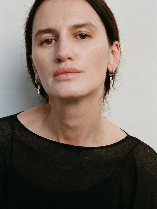 ABOAB｜Pony Pair Hoops Earrings [ 耳环 银 / 金 ]【WITHIN THE HORIZON】 商品图4
