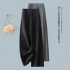 HSS 8578加绒保暖毛呢阔腿裤显瘦爆款休闲裤 商品缩略图3