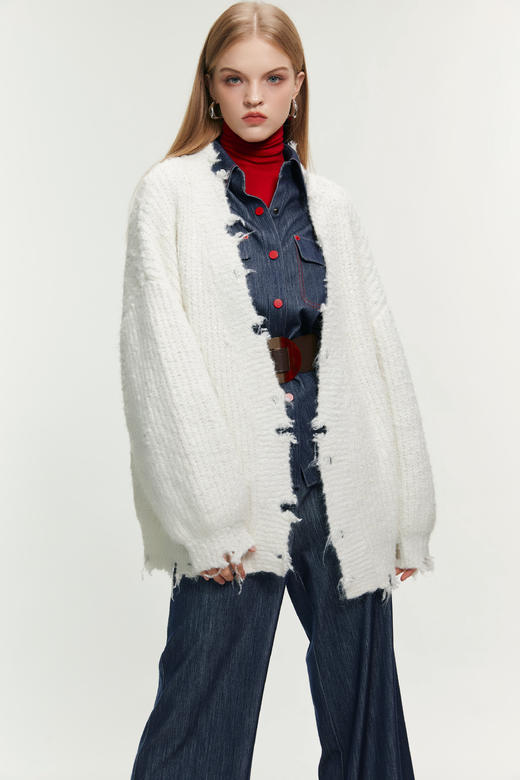 SAFICOO 时尚随性 早春款针织开衫外套 商品图0