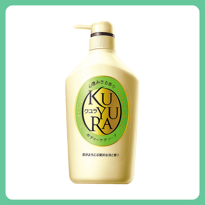 资生堂KUYURA可悠然美肌沐浴露 绿色（碧野悠悠）550ML 【一般贸易仓发货】